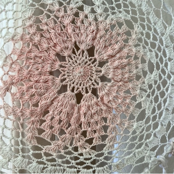 Pink and White Dreamcatcher Wall Decor - Picture 2 of 5